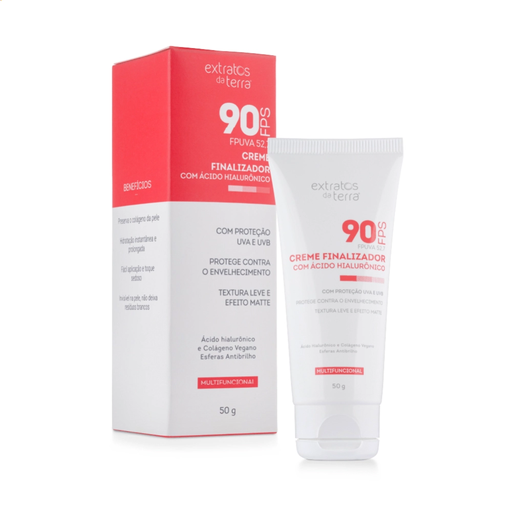 Creme Finalizador com Ácido Hialurônico FPS 90