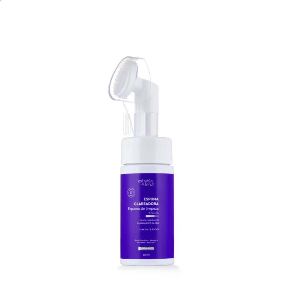 Espuma Clareadora Limpeza Facial