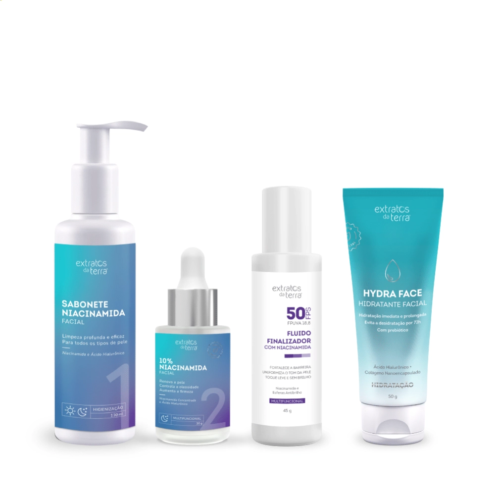 Kit Skincare Dia e Noite Niacinamida