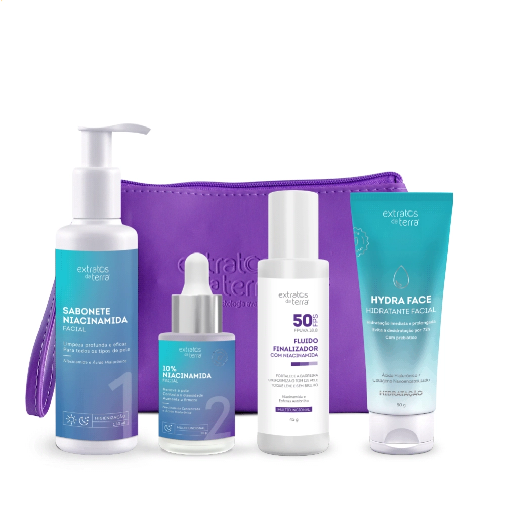 Kit Skincare Dia e Noite Niacinamida