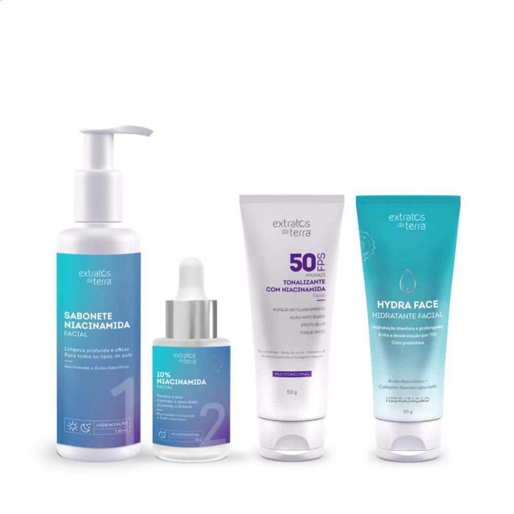 Kit Skincare Dia e Noite Niacinamida