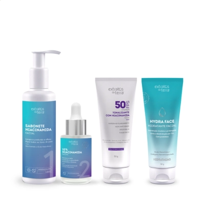 Kit Skincare Dia e Noite Niacinamida