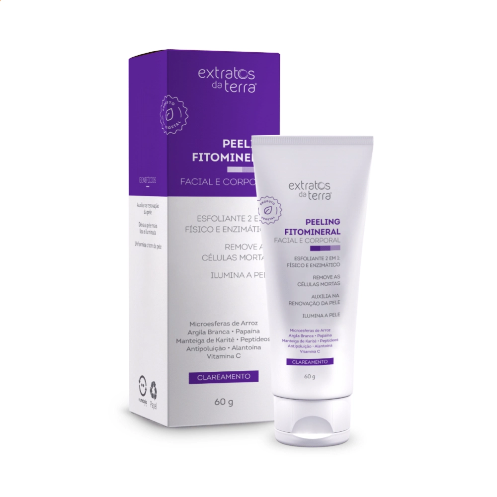 Peeling Fitomineral Facial e Corporal - c/ Vit C 60g