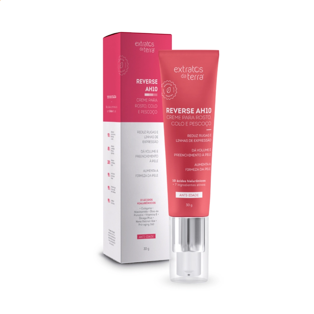 Reverse Ah10 Creme Anti-Idade Para Rosto, Colo E Pescoço 30 g